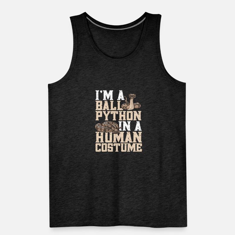 Ball Python Schlange Königspython Männer Premium Bio Tank Top