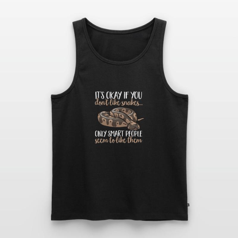 Ball Python Snake King Python Débardeur bio Premium Homme