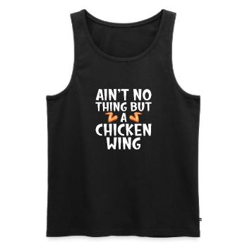 Chicken Wings Gifts - Men's Premium Organic Tank Top - black - Front - Michal (187cm)