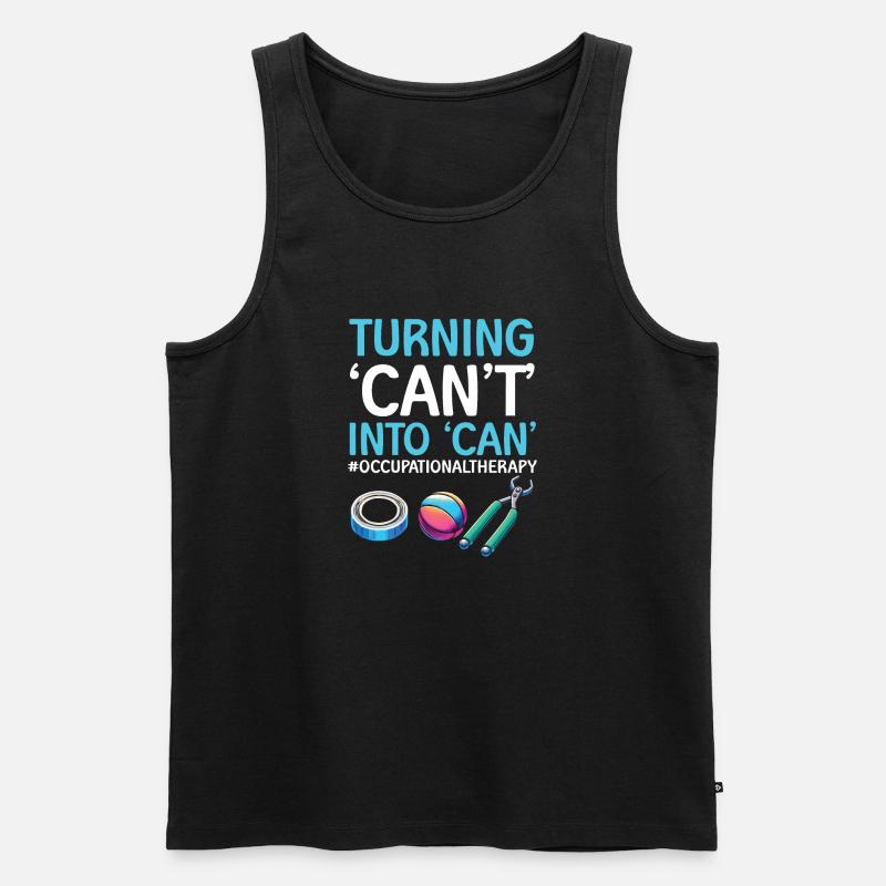 Ergoterapeut Ergoterapi - Herre Premium økologisk tanktop - sort