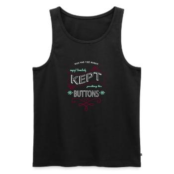 colony sci fi engineering robotics engineering - Männer Premium Bio Tank Top - Schwarz - Vorne - AI Model Male 178 light (178cm)