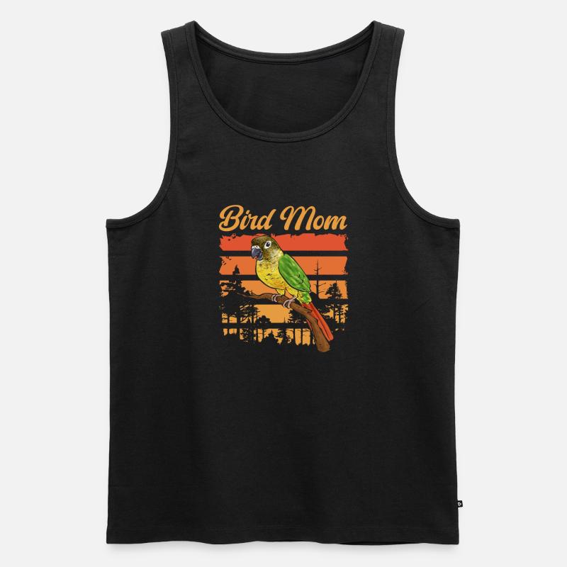 Molinasittich Papagei Vogel Sittich - Männer Premium Bio Tank Top - Schwarz