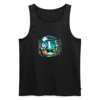 Lustige Opossum-wildtier-tierliebhaber-müllkatze - Männer Premium Bio Tank Top - Schwarz - Vorne - Michal (187cm)