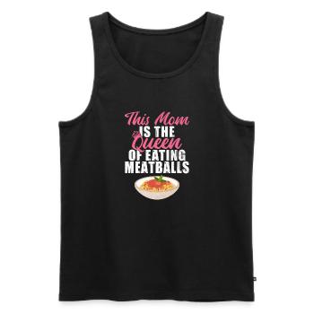 Cadeaux pour les amateurs de boulettes de viande - Débardeur bio Premium Homme - noir - Devant - Michal (187cm)