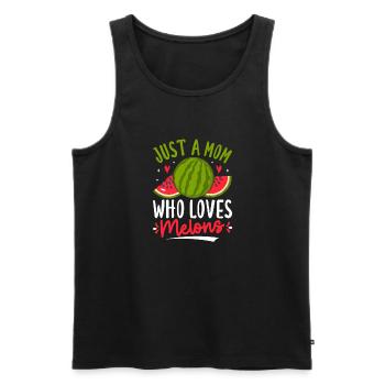 Melon Poison - Débardeur bio Premium Homme - noir - Devant - Michal (187cm)