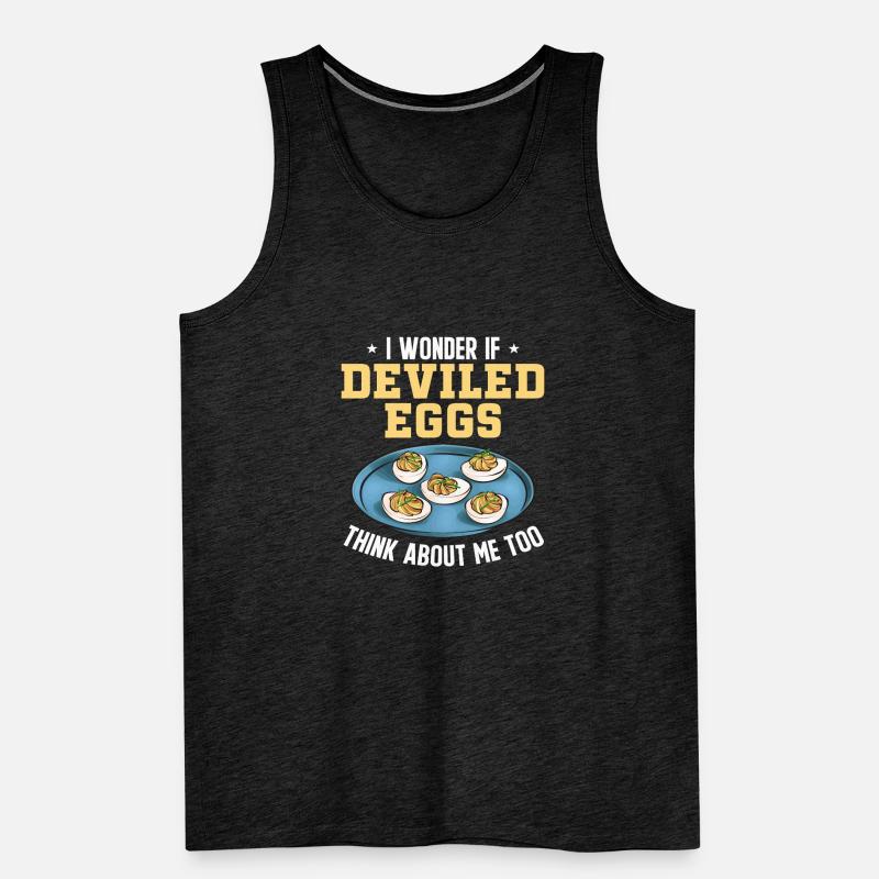 Gefüllte Eier Deviled Eggs Männer Premium Bio Tank Top