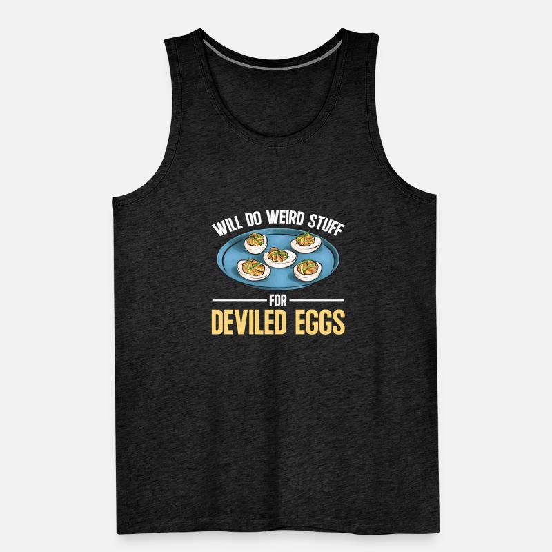 Stuffed Eggs Deviled Eggs Men's Premium Organic Tank Top