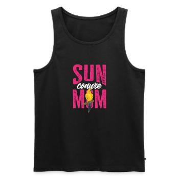 Parakeet, Parrot, Parakeet, Bird - Men's Premium Organic Tank Top - black - Front - Michal (187cm)