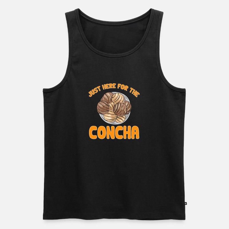 Concha Hispanic Mexikanisch Pan Dulce - Männer Premium Bio Tank Top - Schwarz