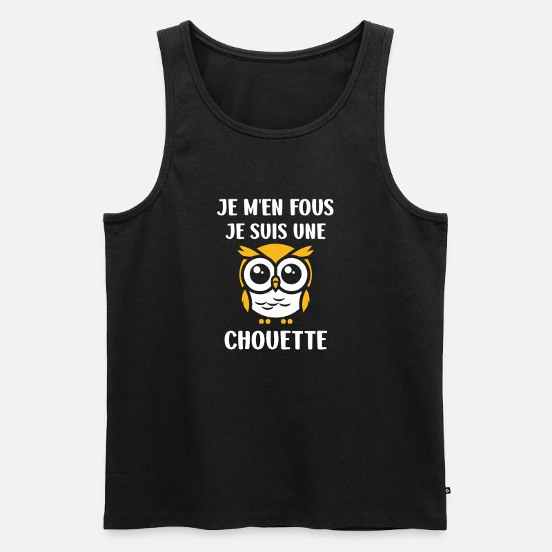 Netter Humor - Männer Premium Bio Tank Top - Schwarz