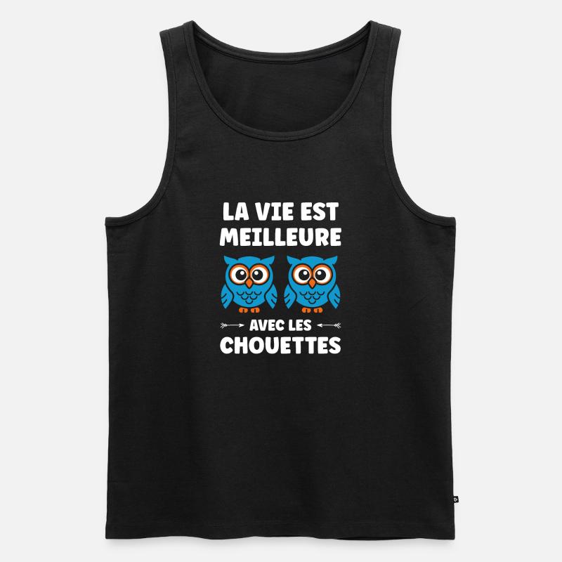 Netter Humor - Männer Premium Bio Tank Top - Schwarz