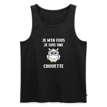 Netter Humor - Männer Premium Bio Tank Top - Schwarz - Vorne - AI Model Male 178 light (178cm)