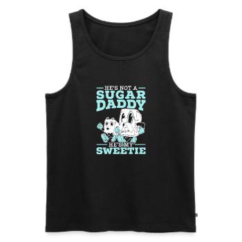 Lustige Cougar-freundin, Lustiger Statement-humor - Männer Premium Bio Tank Top - Schwarz - Vorne - AI Model Male 178 light (178cm)