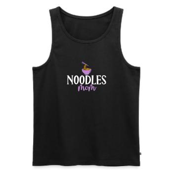 Noodle Lover Gifts - Männer Premium Bio Tank Top - Schwarz - Vorne - Michal (187cm)