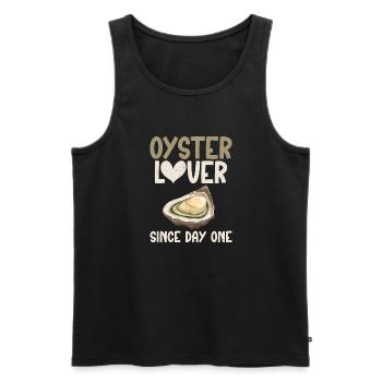 Oyster Gifts - Männer Premium Bio Tank Top - Schwarz - Vorne - AI Model Male 178 light (178cm)