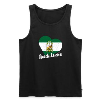 Halbinsel Spanien Andalusien Sevilla Granada - Männer Premium Bio Tank Top - Schwarz - Vorne - Michal (187cm)