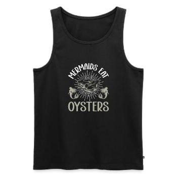 Oyster Gifts - Männer Premium Bio Tank Top - Schwarz - Vorne - Michal (187cm)