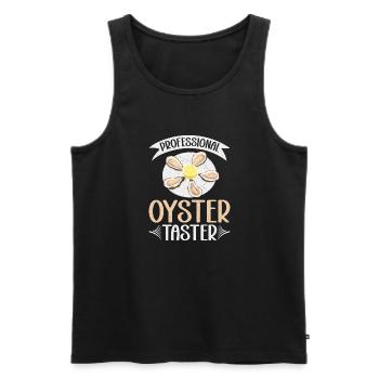 Oyster Gifts - Männer Premium Bio Tank Top - Schwarz - Vorne - AI Model Male 178 light (178cm)
