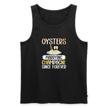 Oyster Gifts - Männer Premium Bio Tank Top - Schwarz - Vorne - AI Model Male 178 light (178cm)