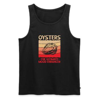 Oyster Gifts - Männer Premium Bio Tank Top - Schwarz - Vorne - AI Model Male 178 light (178cm)