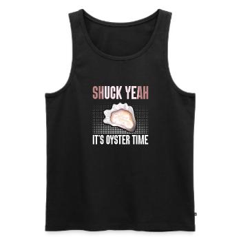 Oyster Gifts - Männer Premium Bio Tank Top - Schwarz - Vorne - AI Model Male 178 light (178cm)