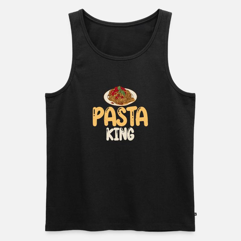 Pasta Lover Gifts - Männer Premium Bio Tank Top - Schwarz