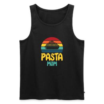Pasta Lover Gifts - Men's Premium Organic Tank Top - black - Front - AI Model Male 178 light (178cm)