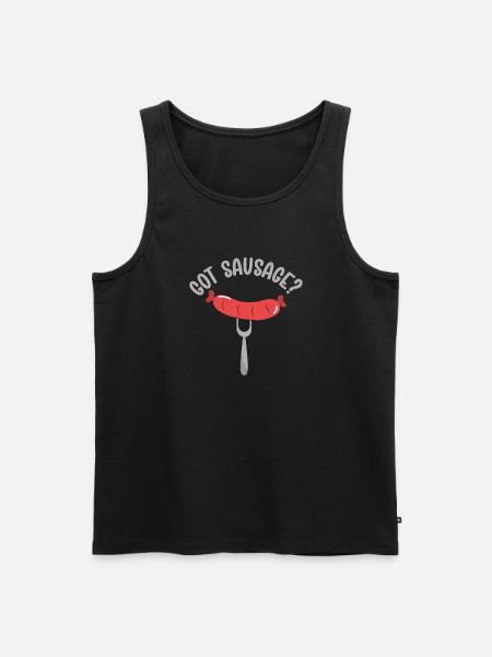 Sausage Lover - Männer Premium Bio Tank Top - Schwarz