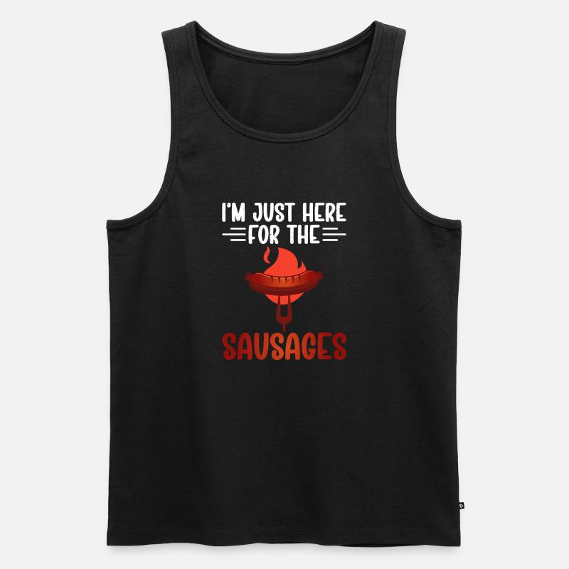 Sausage Lover - Männer Premium Bio Tank Top - Schwarz
