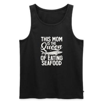 Seafood Lover Gift - Männer Premium Bio Tank Top - Schwarz - Vorne - AI Model Male 178 light (178cm)