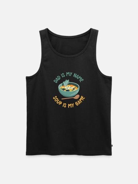 Soup Lovers Gifts - Men's Premium Organic Tank Top - black