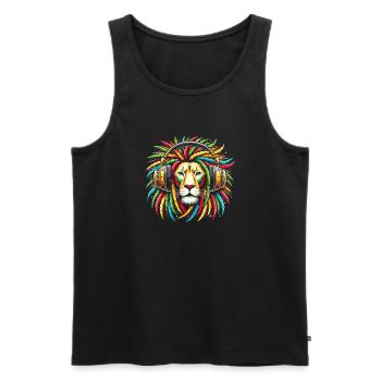 Nationalität Des Jamaikanischen Flaggenlandes, Ich - Männer Premium Bio Tank Top - Schwarz - Vorne - Michal (187cm)