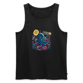 Pickleball-spieler Dink Sport Pickle Ball, Den Ich - Männer Premium Bio Tank Top - Schwarz - Vorne - Michal (187cm)