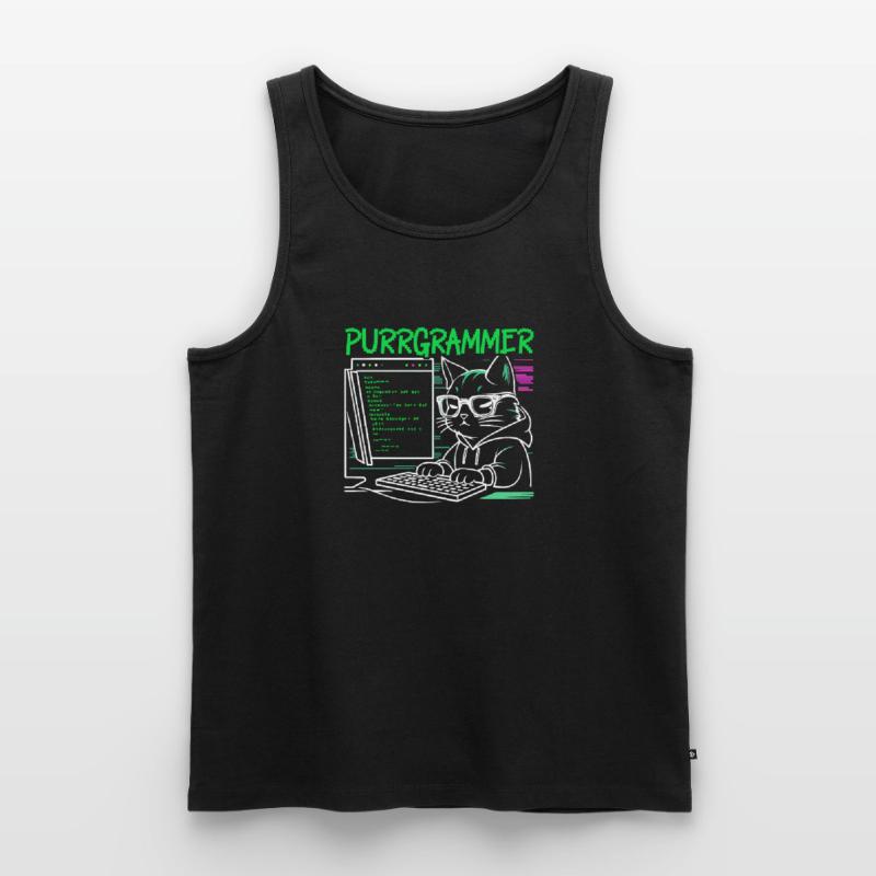 Lustiger Programmierer Programmierer Männer Premium Bio Tank Top