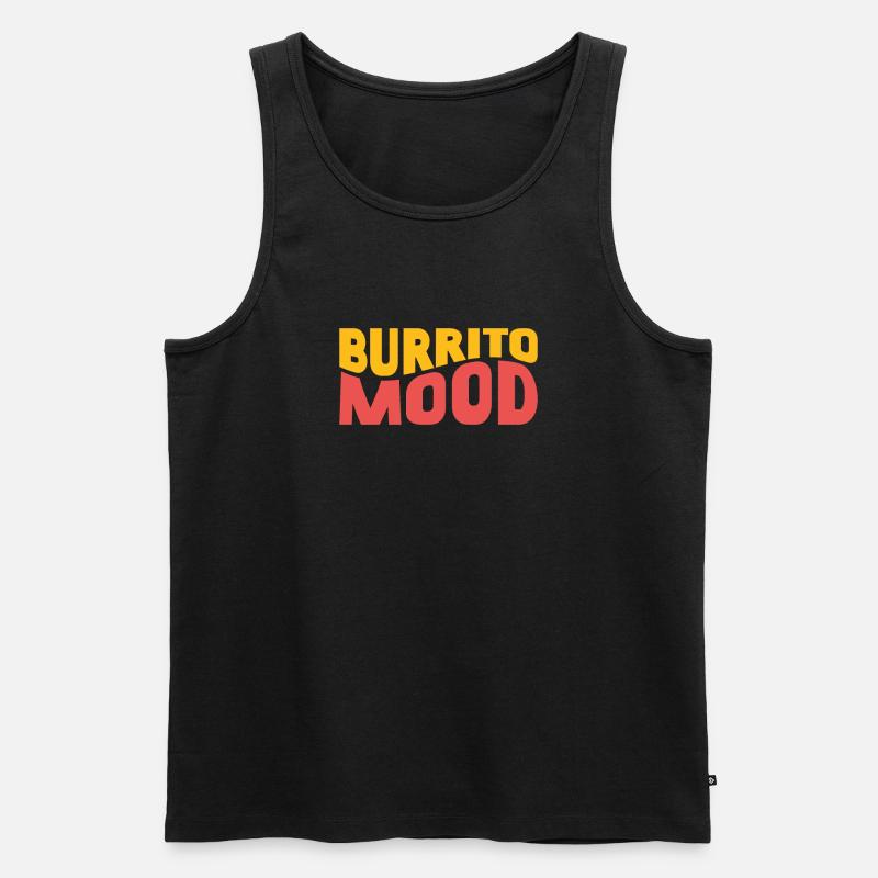 Burrito Gift - Männer Premium Bio Tank Top - Schwarz