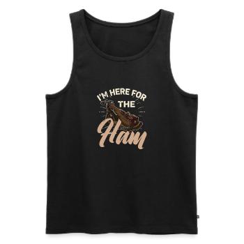 Spanien Andalusien Urlaub Jamon Chefkoch Essen - Männer Premium Bio Tank Top - Schwarz - Vorne - AI Model Male 178 light (178cm)