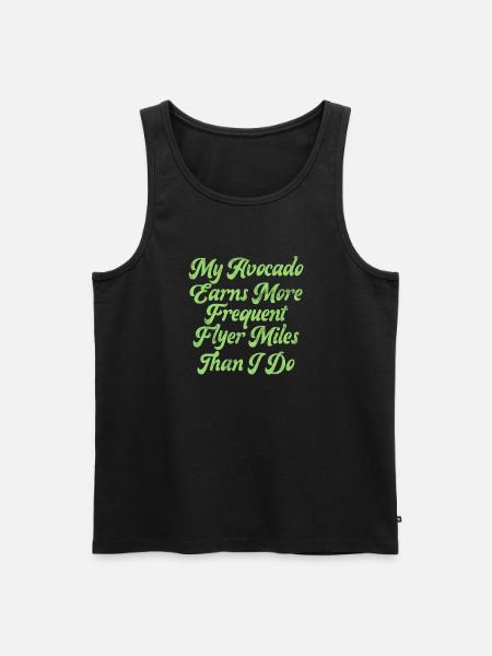 Avocado Gifts - Men's Premium Organic Tank Top - black