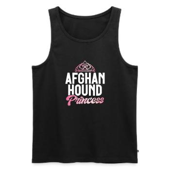 Afghan Hound Gifts - Männer Premium Bio Tank Top - Schwarz - Vorne - Michal (187cm)