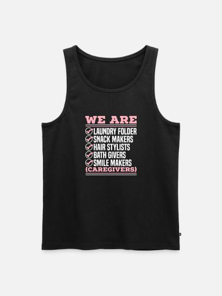 Feiten Verpleging, Verpleging, Verzorger - Mannen Premium Bio Tanktop - zwart