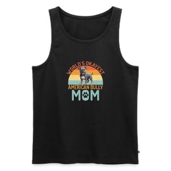 American Bully Gifts - Men's Premium Organic Tank Top - black - Front - AI Model Male 178 light (178cm)