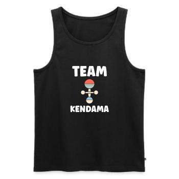 Kendama - Männer Premium Bio Tank Top - Schwarz - Vorne - AI Model Male 178 light (178cm)
