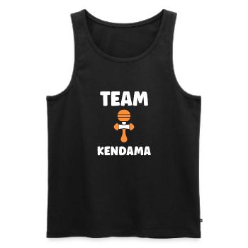 Kendama - Männer Premium Bio Tank Top - Schwarz - Vorne - AI Model Male 178 light (178cm)