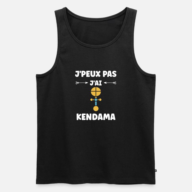Kendama - Männer Premium Bio Tank Top - Schwarz