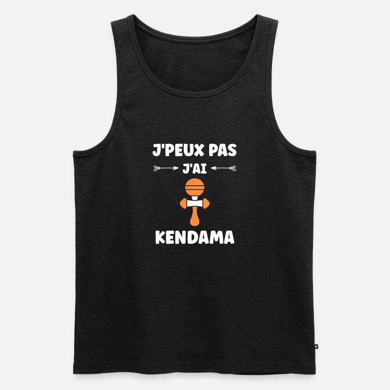 Kendama - Männer Premium Bio Tank Top - Schwarz