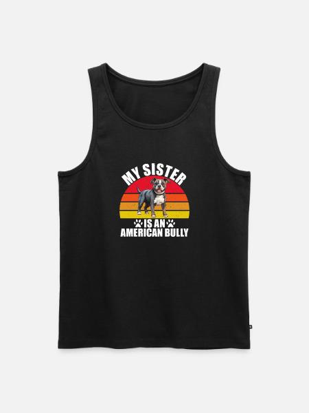 American Bully Gifts - Men's Premium Organic Tank Top - black