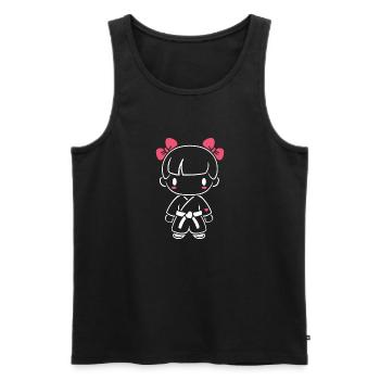 Jiu Jitsu - Männer Premium Bio Tank Top - Schwarz - Vorne - Michal (187cm)