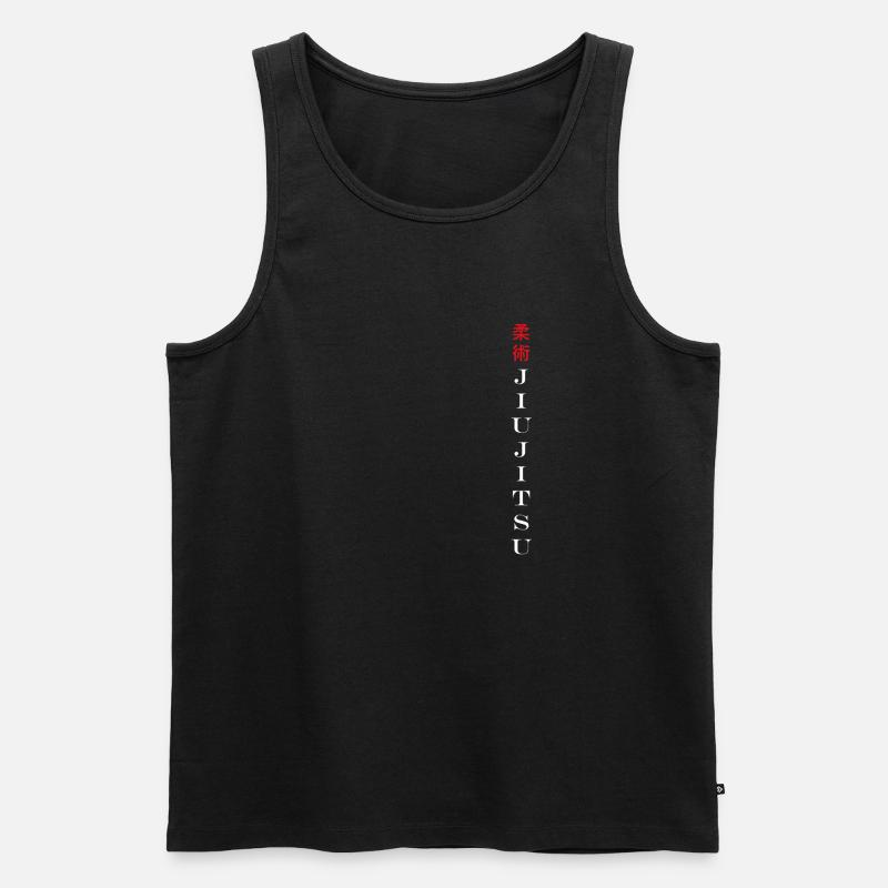 Jiu Jitsu - Männer Premium Bio Tank Top - Schwarz