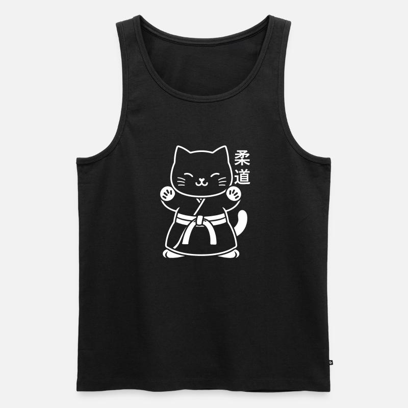 judo - Men's Premium Organic Tank Top - black