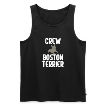 Boston Terrier Gifts - Männer Premium Bio Tank Top - Schwarz - Vorne - AI Model Male 178 light (178cm)