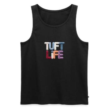 Diy Rug Funny Rug Tufting - Men's Premium Organic Tank Top - black - Front - Michal (187cm)